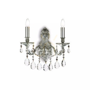 Aplică de perete Ideallux Gioconda AP2 Argento argintie cristal E14 044910 1 Aplică de perete Ideallux Gioconda AP2 Argento argintie cristal E14 044910 small 1