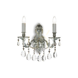 Aplică de perete Ideallux Gioconda AP2 Argento argintie cristal E14 044910 0 Aplică de perete Ideallux Gioconda AP2 Argento argintie cristal E14 044910 small 0