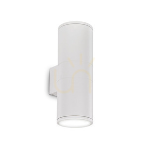 Aplică de exterior Ideallux GUN AP2 BIG BIANCO albă 2xE27 aluminiu 092300 small 0