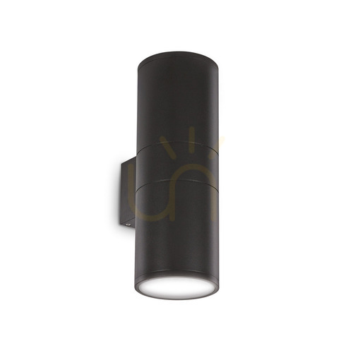 Verifica Aplică exterior Ideallux GUN AP2 BIG NERO neagră aluminiu 2xE27 IP44 092317