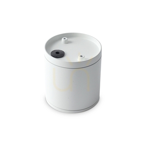 Plafon exterior Ideallux GUN PL1 Bianco alb GU10 Ø11 cm 122663 small 2