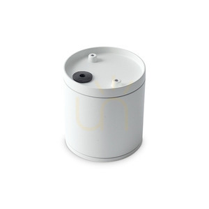 Plafon exterior Ideallux GUN PL1 Bianco alb GU10 Ø11 cm 122663 small 3