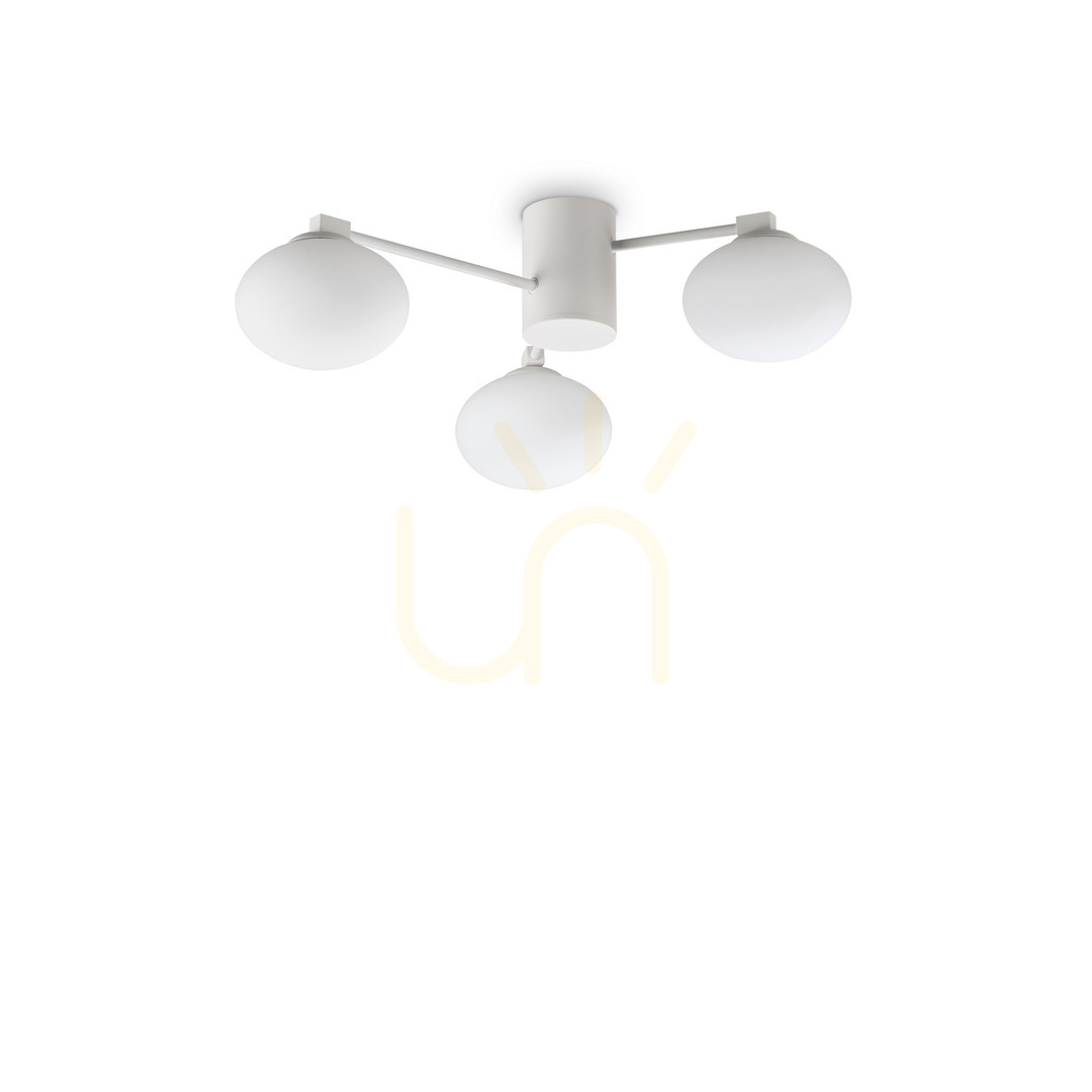Verifica Plafonieră Ideallux HERMES PL3 D60 alb metal sticlă 3xG9 322667 Plafonieră Ideallux HERMES PL3 D60 alb metal sticlă 3xG9 322667
