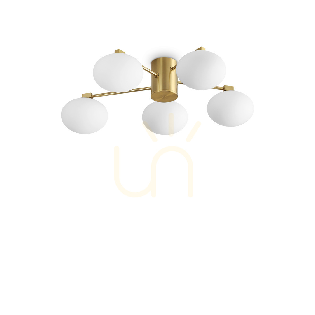 Verifica Plafonieră Ideallux Hermes PL5 D60 alamă sticlă 5xG9 316697 Plafonieră Ideallux Hermes PL5 D60 alamă sticlă 5xG9 316697