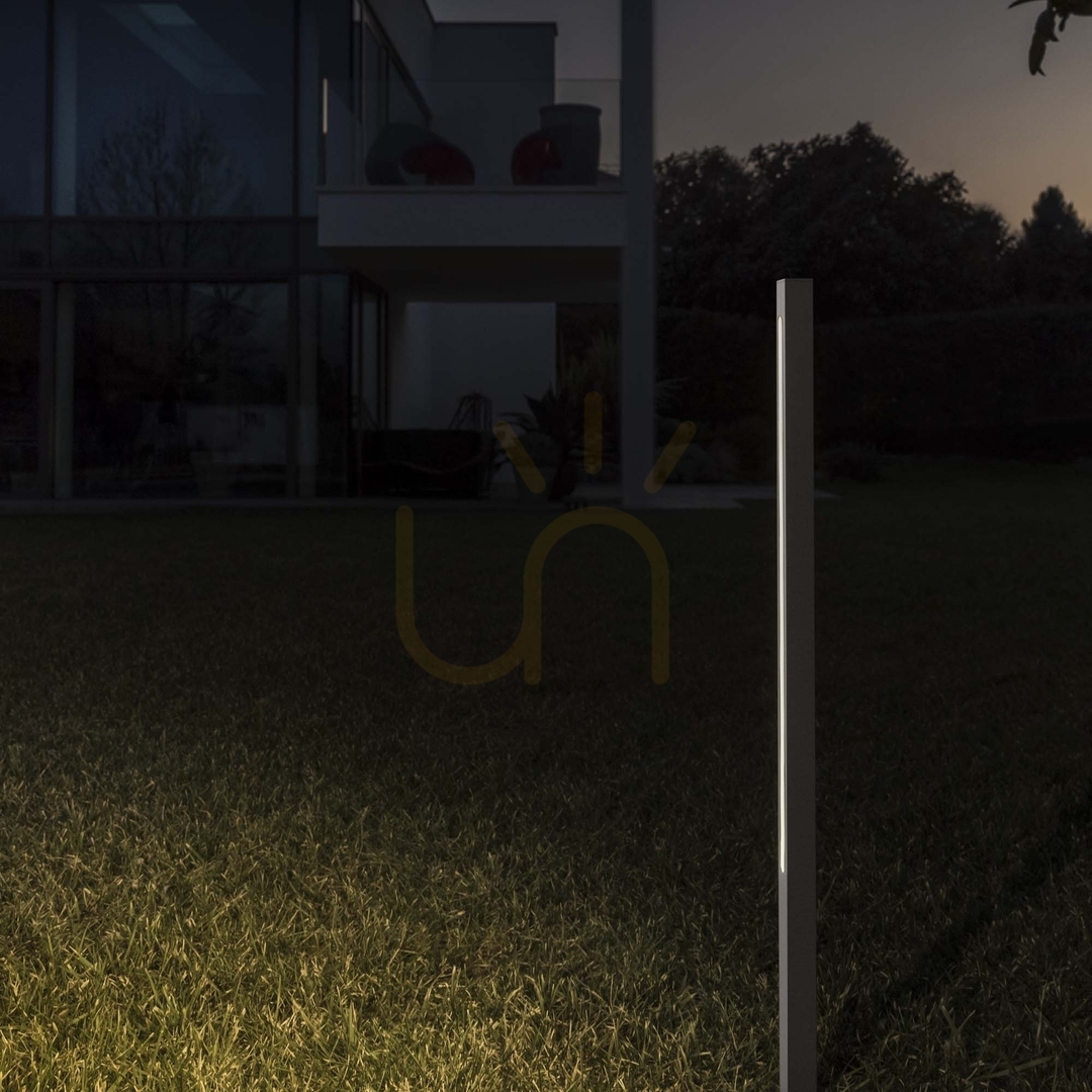 Spectacol Lampă exterior pe picior Ideallux JEDI H160 negru metal/sticlă 293202 Lampă exterior pe picior Ideallux JEDI H160 negru metal/sticlă 293202