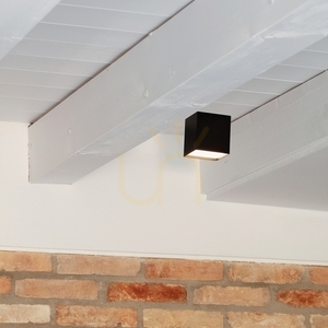 Plafonieră LED Ideallux KUBIKO albă 10 cm metal 303321 small 2