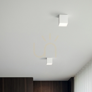 Plafond LED Ideallux Kubiko PL Nero negru 10W 10 cm 303314 small 1