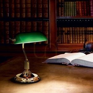 Lampă de masă Ideallux Lawyer 045030 alamă șampanie E27 38 cm 1 Lampă de masă Ideallux Lawyer 045030 alamă șampanie E27 38 cm small 1