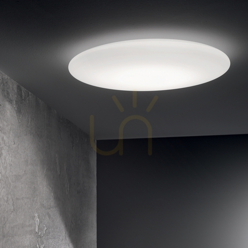 Verifica Plafon LED Ideallux LEVEL PL D58 alb sticlă metal 261188