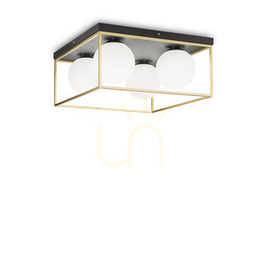 Plafonieră Ideallux LINGOTTO PL4 OTTONE alamă 45,5 cm 198156 small 0