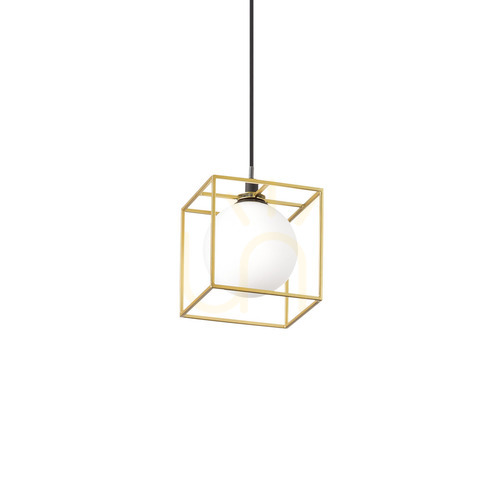 Verifica Lampă suspendată Ideallux LINGOTTO SP1 alamă sticlă G9 12 cm 251103