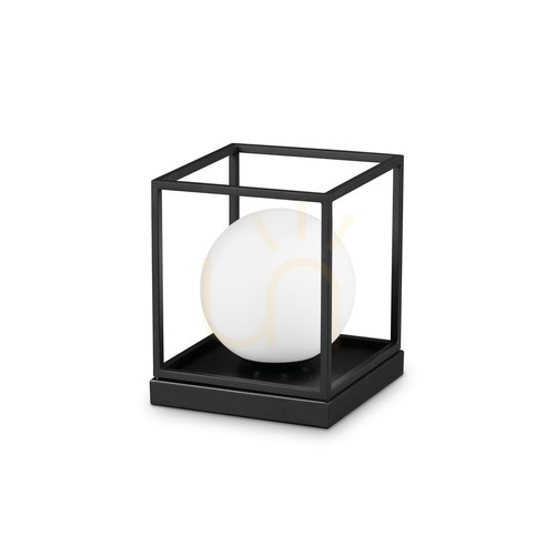 Verifica Lampă de masă Ideallux LINGOTTO TL1 BIG neagră metal sticlă E14 327877