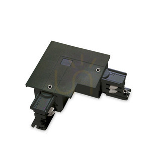 Conector L dreapta ON-OFF negru Ideallux LINK TRIM 188102 small 0