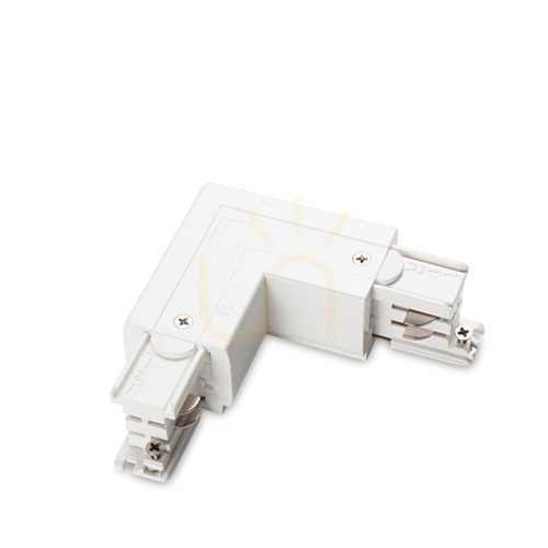 Verifica Conector L stânga trimless pentru șină Ideallux LINK alb 169705