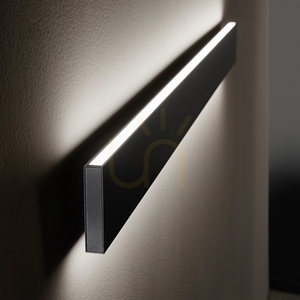 Lampă de perete Ideallux LINUS AP negru LED 32W 3000K 120 cm 242019 small 1