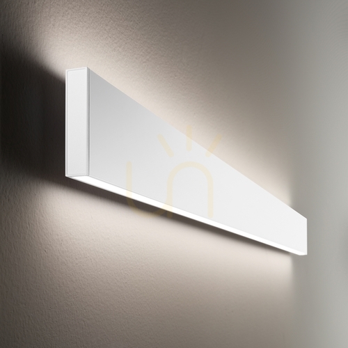 Verifica Aplică perete LED Ideallux Steel alb 120 cm 32W 4000K dimabilă 268095