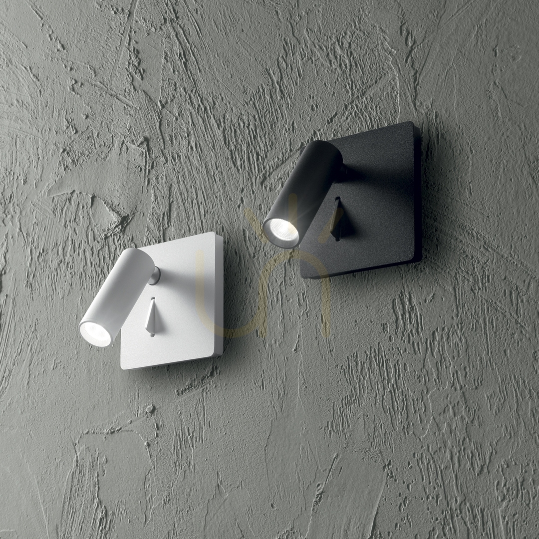 Vedere Aplică perete Ideallux LITE AP Bianco alb LED 3W metal 250106 Aplică perete Ideallux LITE AP Bianco alb LED 3W metal 250106