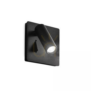 Lampă de perete Ideallux LITE AP NERO negru LED 3W metal 8,5 cm 250113 small 1
