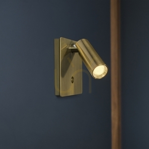 Aplică de perete LED Ideallux LITE 250120, alamă, metal, 8,5 cm small 5