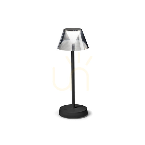 Verifica Lampă de masă Ideallux LOLITA TL NERO neagră LED dimabilă 34,5 cm 286716
