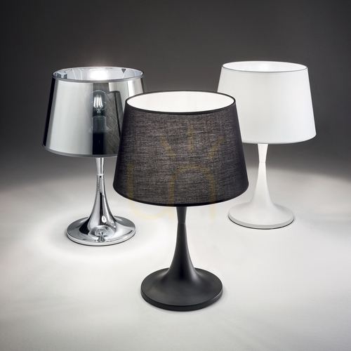 Verifica Lampă de masă Ideallux London TL1 Small Bianco albă E27 60W 110530