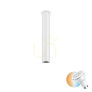 Plafoniera Ideallux LOOK PL1 H40 albă metal GU10 233215 0 Plafoniera Ideallux LOOK PL1 H40 albă metal GU10 233215 small 0