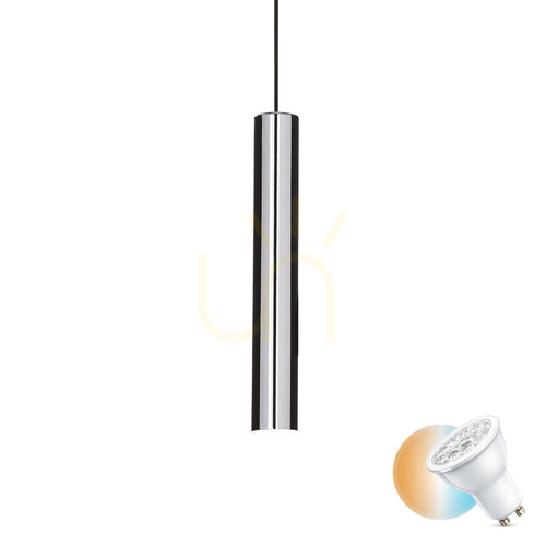 Verifica Lampă suspendată Ideallux LOOK SP1 D06 crom metal GU10 104942