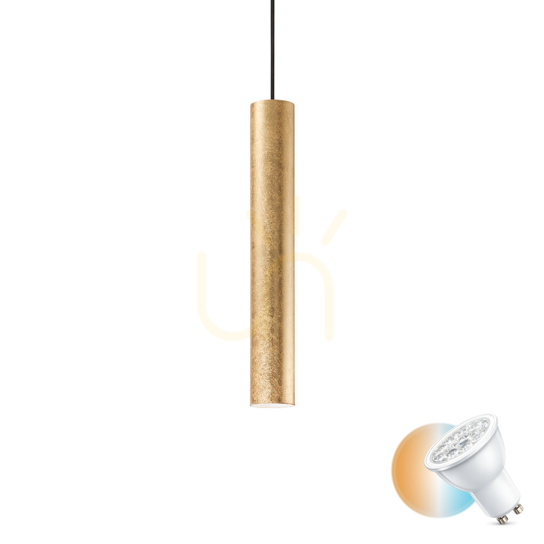 Verifica Lampă suspendată Ideallux LOOK SP1 D06 aurie metal GU10 141817 Lampă suspendată Ideallux LOOK SP1 D06 aurie metal GU10 141817