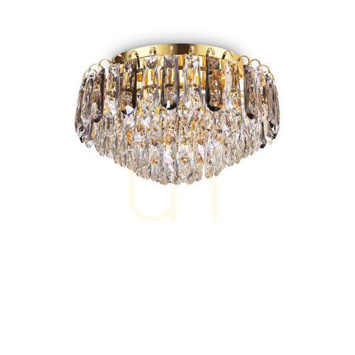 Verifica Plafoniera Ideallux MAGNOLIA PL7 Gold 45 cm 241296