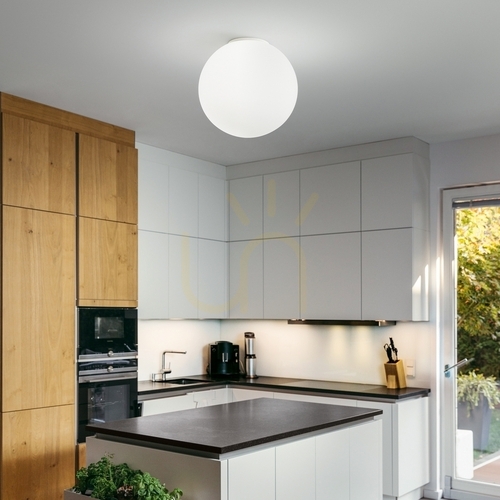 Verifica Plafonieră Ideallux MAPA BIANCO PL1 D40 albă sticlă metal E27 059839