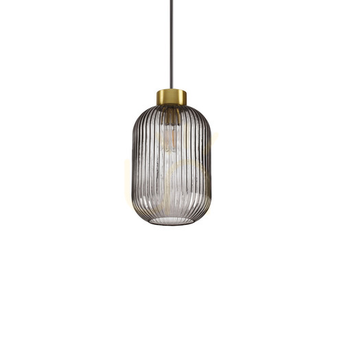 Verifica Lampă suspendată Ideallux Mint 1xE27 fumé sticlă metal 14 cm 237442