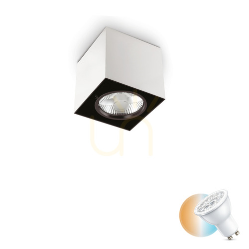 Verifica Plafoniera Ideallux Mood PL1 D09 Square negru GU10 140902
