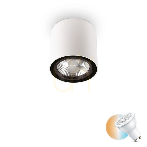 Verifica Plafoniera Ideallux MOOD PL1 D15 Round albă GU10 15 cm 140872