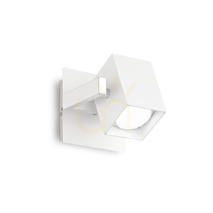 Aplică perete Ideallux Mouse AP1 Bianco albă metal GU10 073521 small 2
