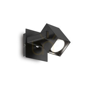 Aplică perete Ideallux Mouse AP1 Nero negru metal GU10 073569 small 2