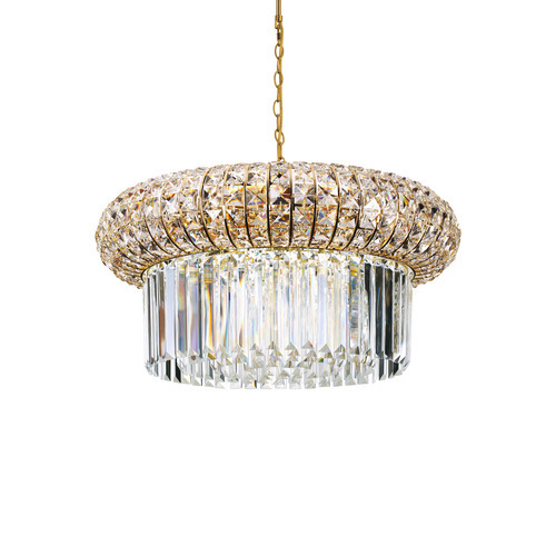 Verifica Lampă suspendată Ideallux Nabucco SP12 aurie 60 cm sticlă metal E14 237794