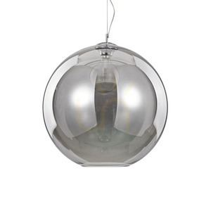 Lampă suspendată Ideallux NEMO SP1 D50 Fume sticlă crom 094137 small 0