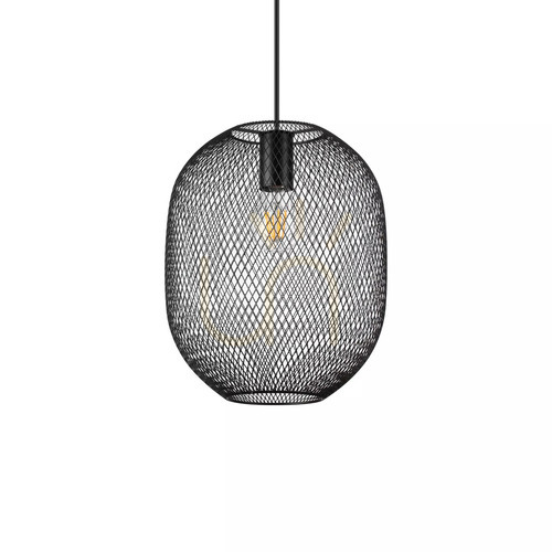 Verifica Lampa suspendată Ideallux NET SP1 D24 negru auriu metal E27 328119