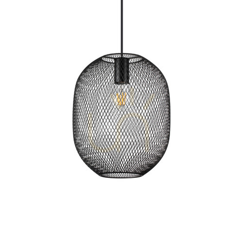 Verifica Lampa suspendată Ideallux NET SP1 D24 negru auriu metal E27 328119