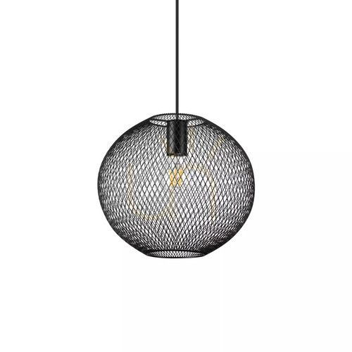 Verifica Lustră suspendată Ideallux NET SP1 D29 negru metal E27 313788