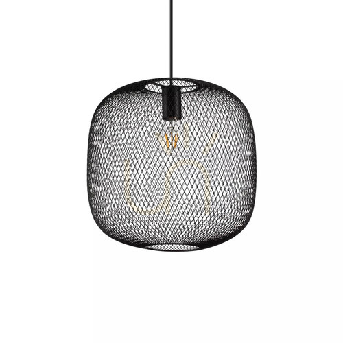 Verifica Lampă suspendată Ideallux NET SP1 D34 NERO auriu/negru metal E27 34 cm 328126