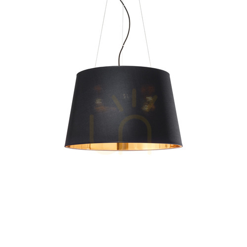 Verifica Lustră suspendată Ideallux NORDIK SP4 neagră textilă 50 cm 4xE27 161648