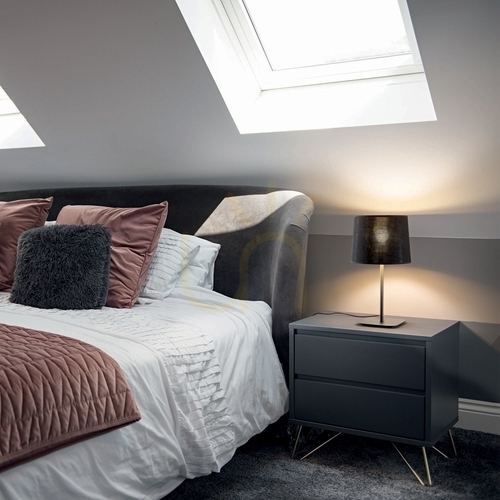 Verifica Lampă de masă Ideallux NORDIK TL1 neagră metal/textil E27 48 cm 161686
