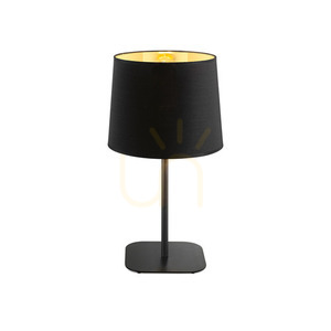 Lampă de masă Ideallux NORDIK TL1 neagră metal/textil E27 48 cm 161686 small 0