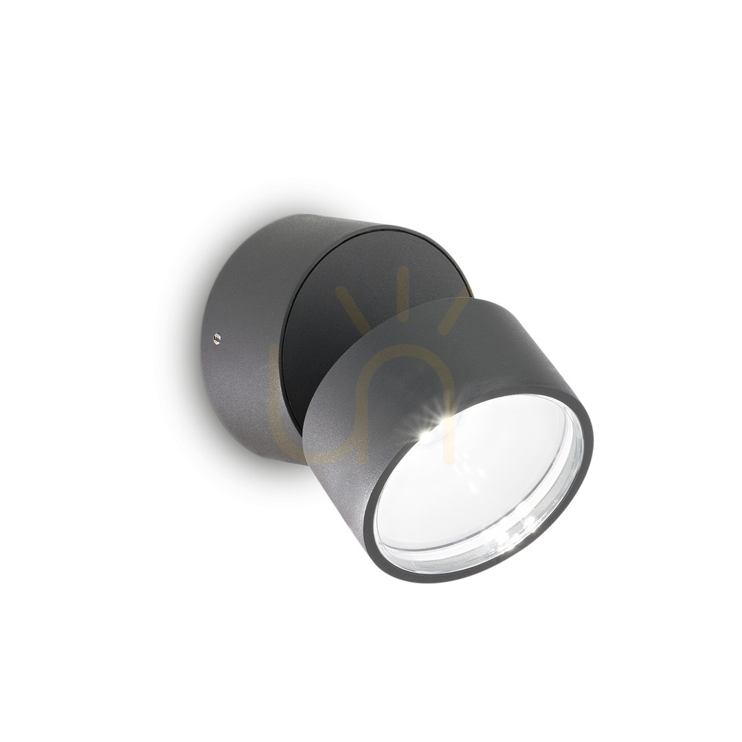 Verifica Aplică exterior Ideallux OMEGA Round antracit LED 7W 3000K IP54 285450 Aplică exterior Ideallux OMEGA Round antracit LED 7W 3000K IP54 285450