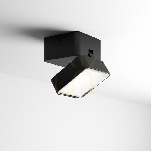 Verifica Aplică exterior Ideallux OMEGA SQUARE negru 4000K 7W IP54 285535