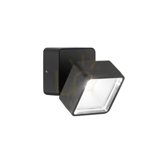 Verifica Aplică exterior Ideallux OMEGA SQUARE negru 4000K 7W IP54 285535