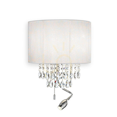 Verifica Aplica perete Ideallux OPERA AP3 albă cristal E14 068268