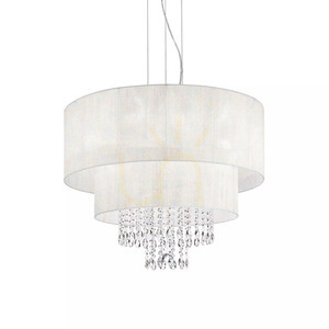 Lampă suspendată Ideallux Opera SP6 albă cristal E27 6x60W 068299 1 Lampă suspendată Ideallux Opera SP6 albă cristal E27 6x60W 068299 small 1