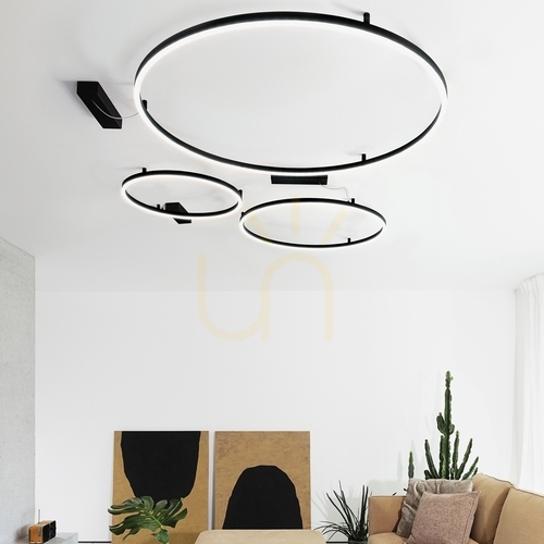 Verifica Plafonieră LED Ideallux Oracle Slim D090 albă 90 cm 3000K 53W 266015